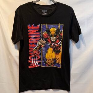 Marvel Black Wolverine Short Sleeve Tee